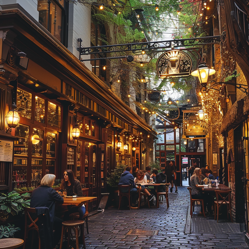 Street Pub Beer Garden Melbourne